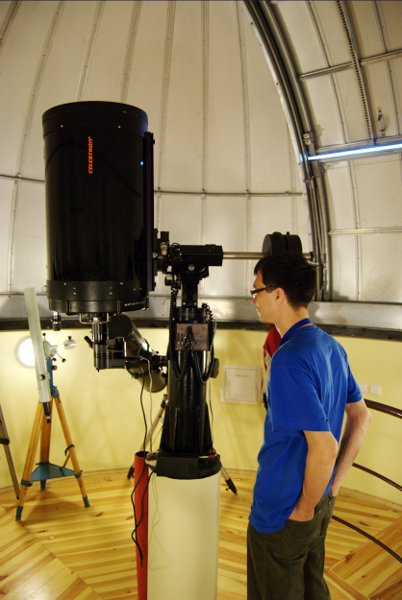 Teleskop Celestron w kieleckim obserwatorium